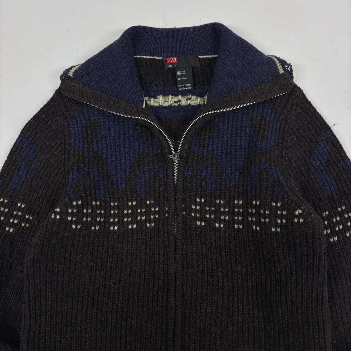 디젤 니트 집업 상품이미지4