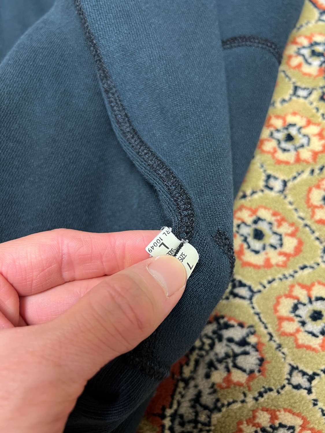 [L] 폴로 랄프로렌 투웨이 빈티지 블랙 후드집업 상품이미지6