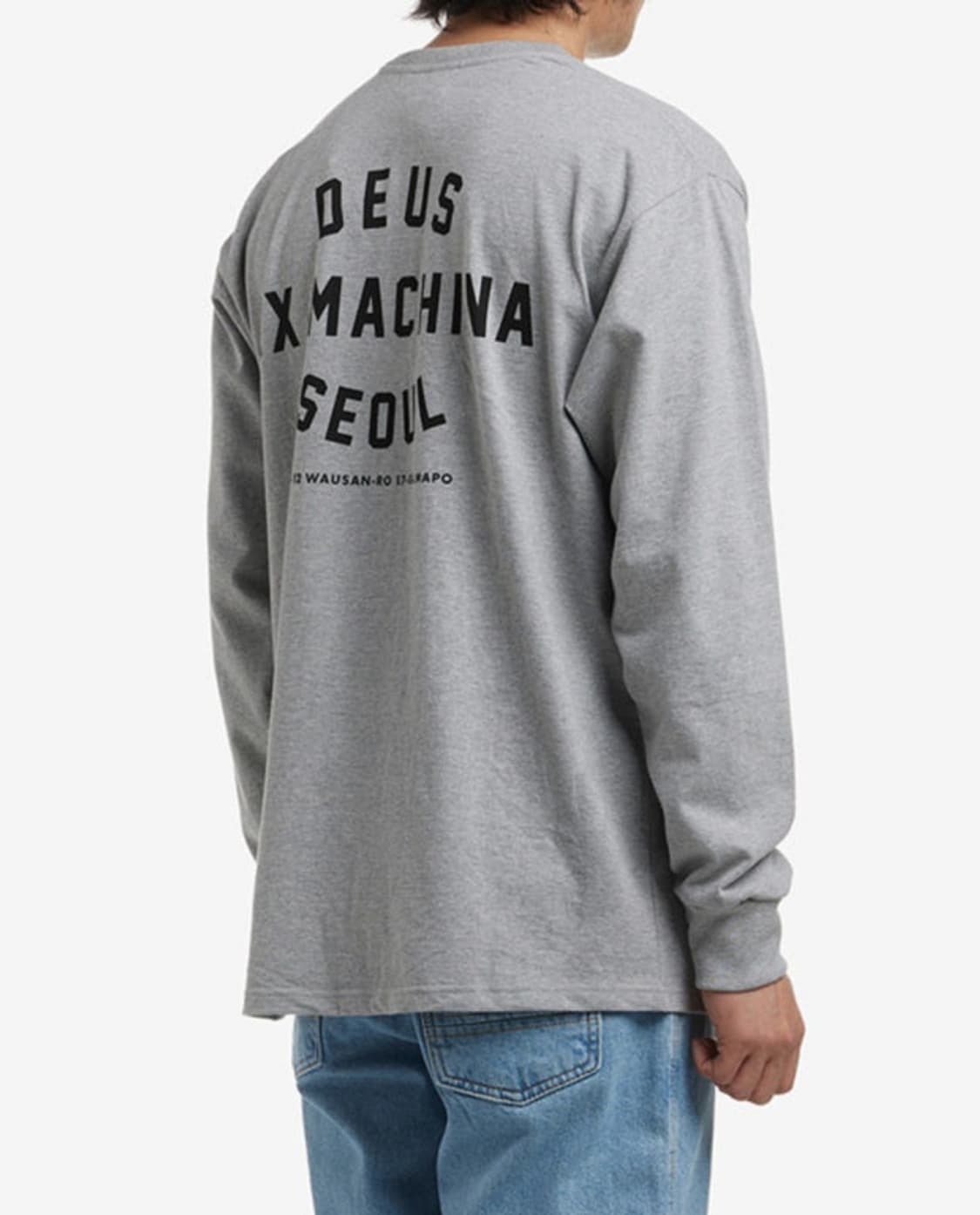 [M] 데우스 롱슬리브 회색 상품이미지2