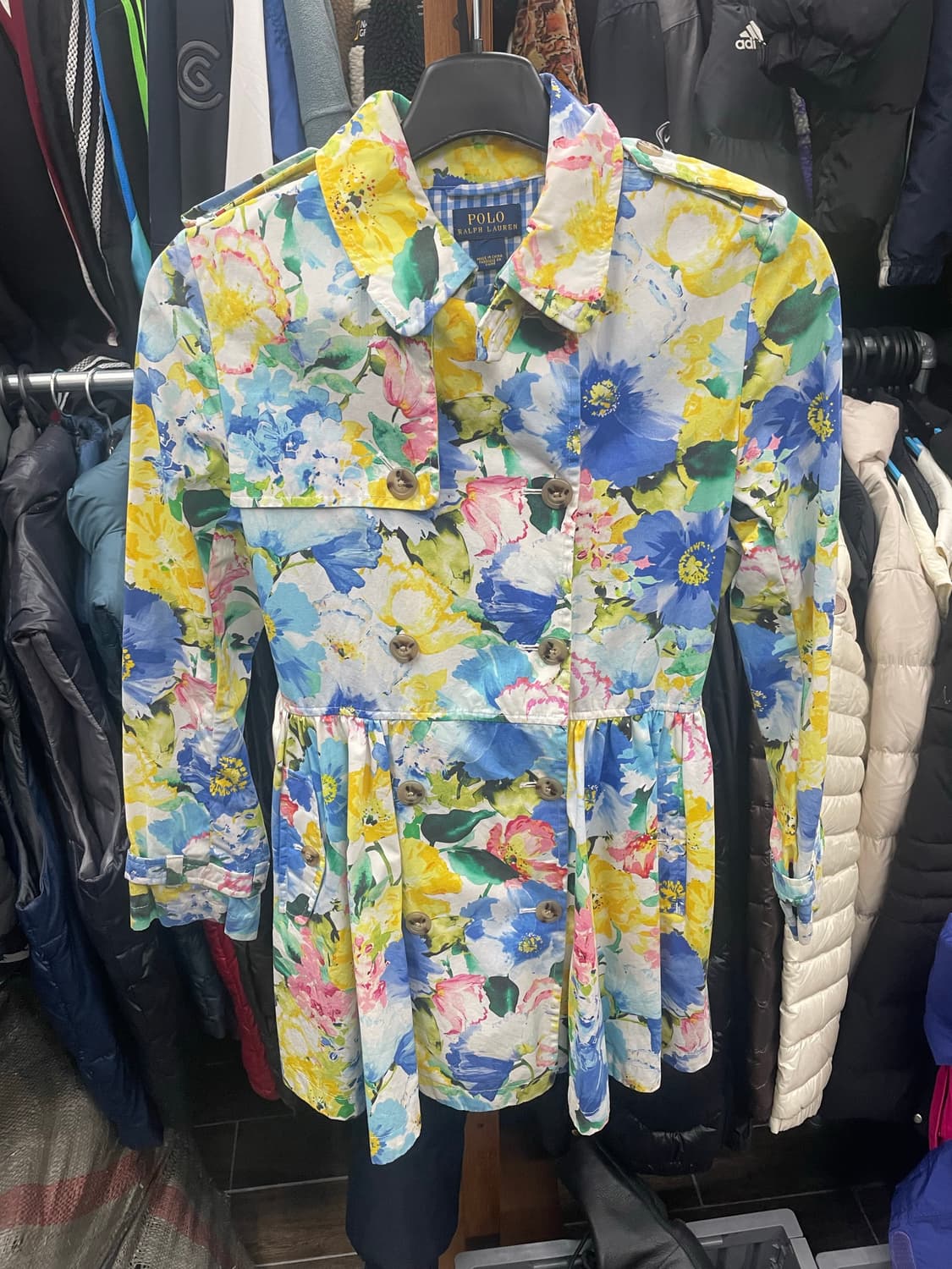 폴로 랄프로렌 플라워 프린트 자켓 상품이미지1