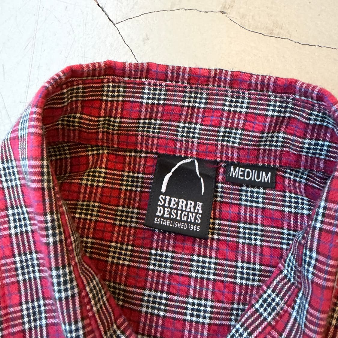 시에라 디자인 체크 셔츠 상품이미지5