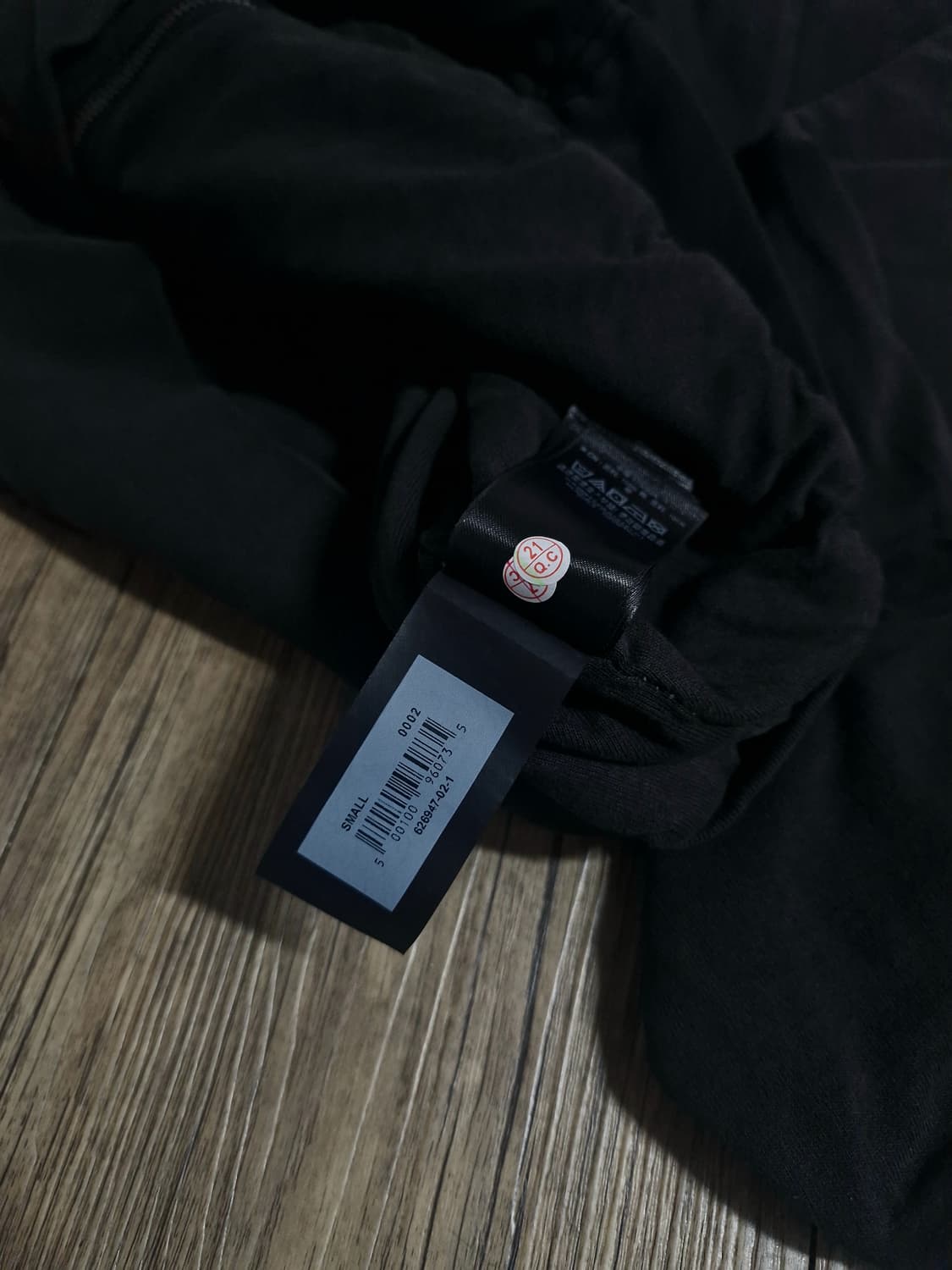 (미시착새상품) YEEZY GAP 후드집업 블랙 S 상품이미지3