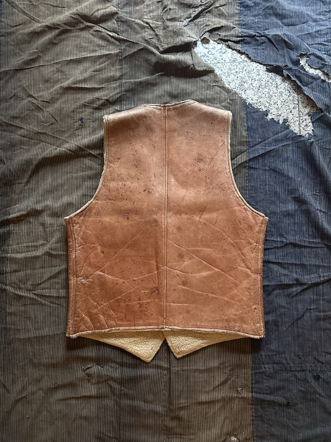 60s LL Bean Leather Vest 상품이미지5