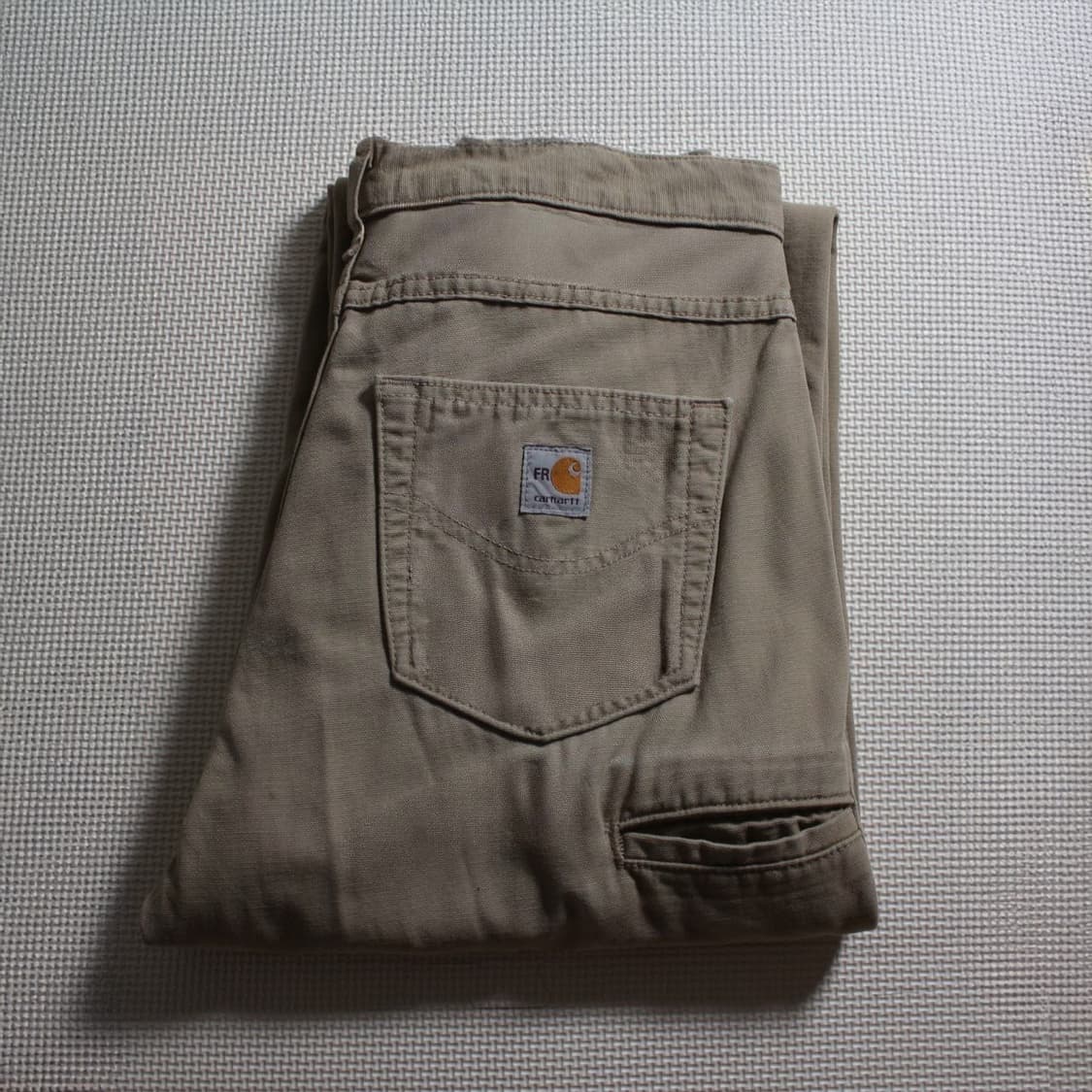 Carhartt 칼하트 FR 베이지 워크팬츠 상품이미지1