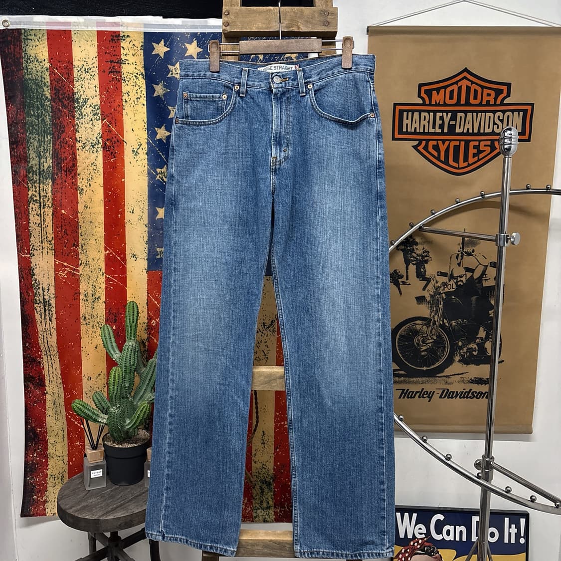 00s 리바이스 569 루즈 스트레이트 블랭크R탭 데님팬츠 N1192   상품이미지1