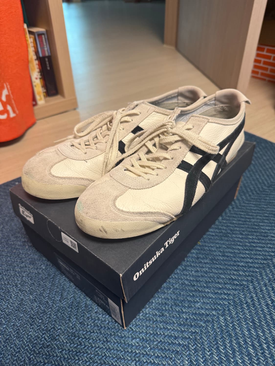 오니츠카타이거 멕시코66 빈티지 화이트 블랙 270 상품이미지1