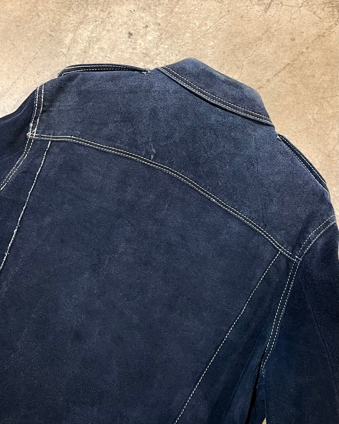 70’s 스웨이드 레더 자켓 (B5127) 상품이미지8