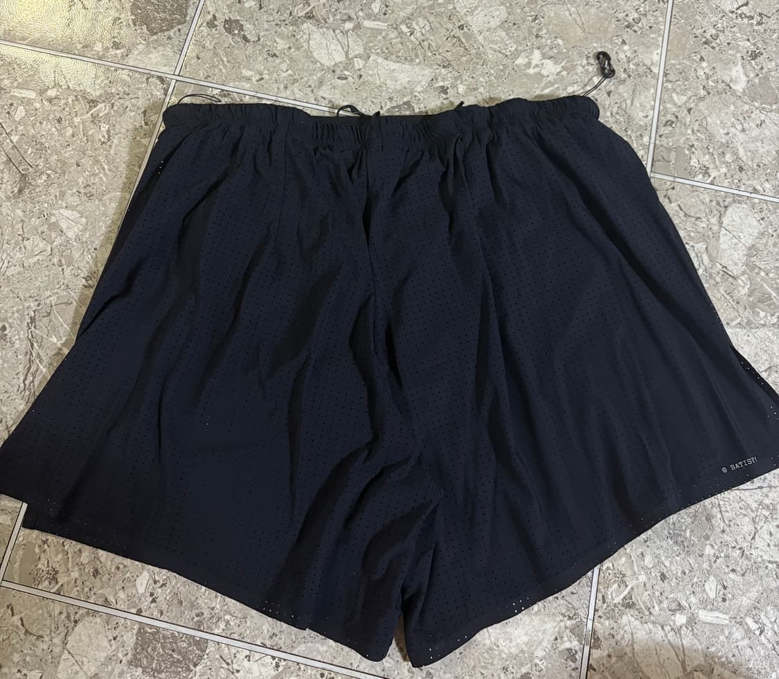 새티스파이 스페이스 오 반바지 쇼츠 xl 블랙  상품이미지3