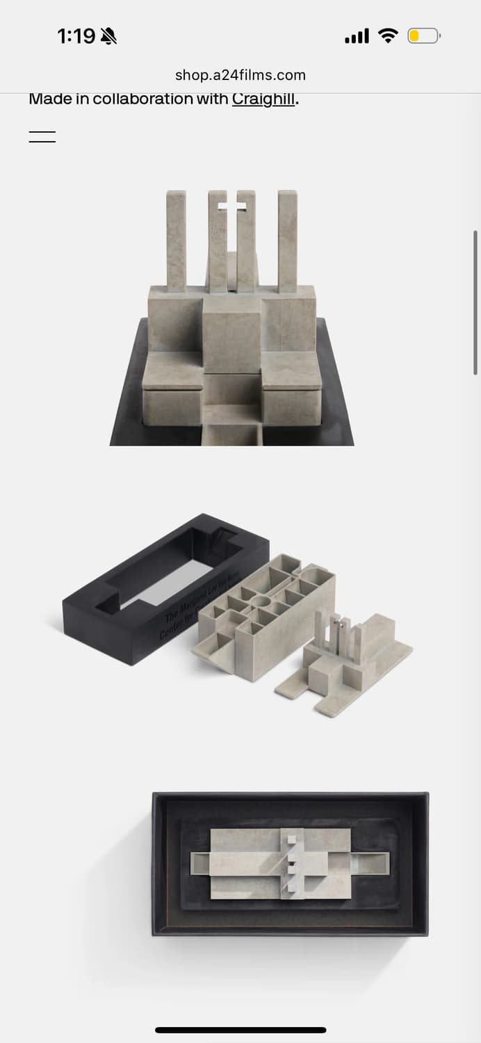 A24 브루탈리스트 스케일 모델 마거릿 밴 뷰런 센터 상품이미지2