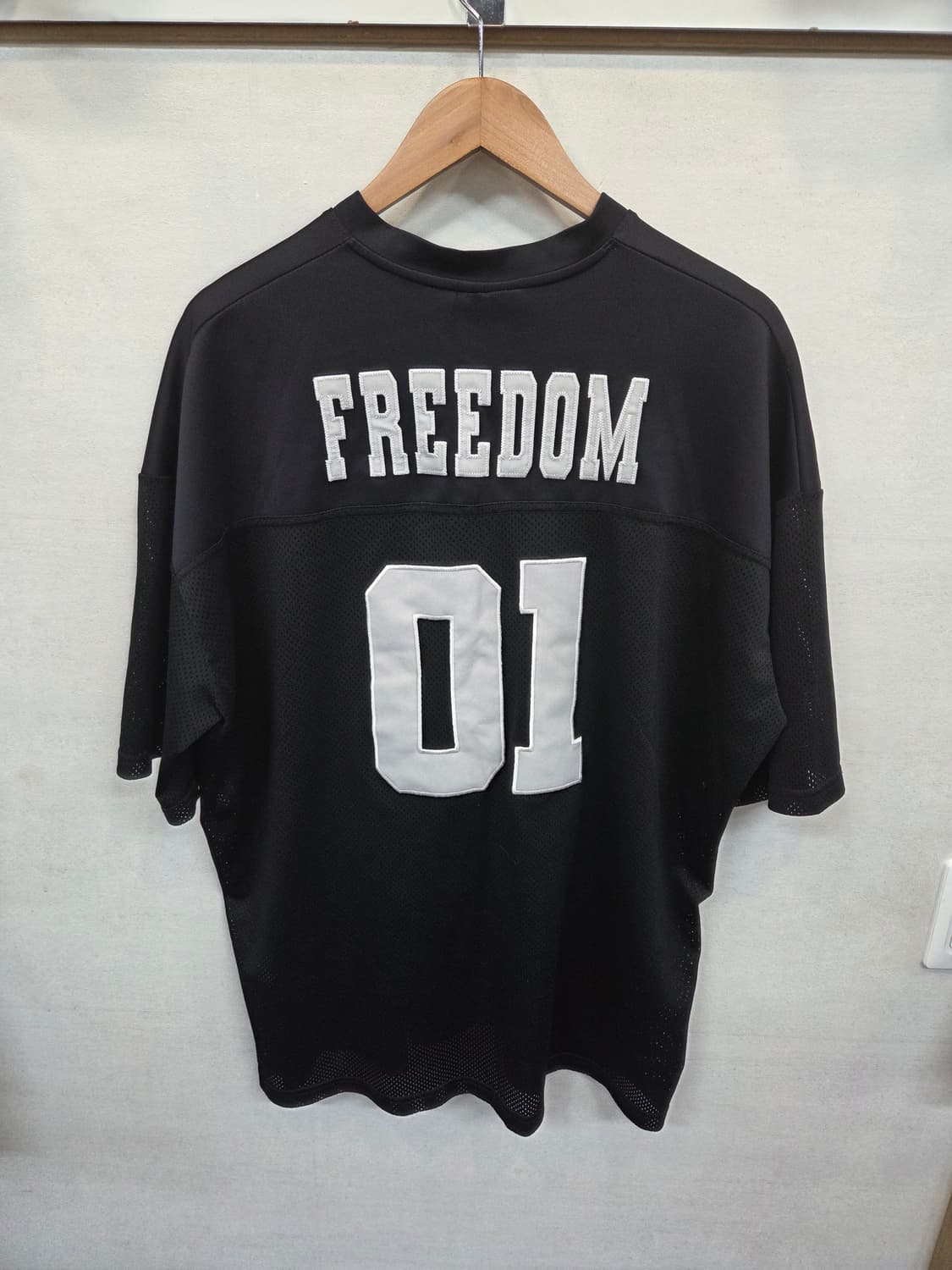 프리덤 01 넘버 메쉬 럭비져지 반팔 xxl 상품이미지2