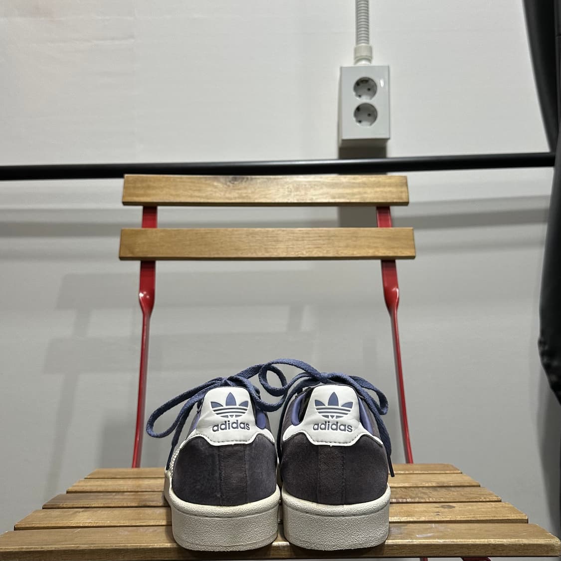 265) 아디다스 운동화 남성 남자 신발 캠퍼스 스웨이드 퍼플 상품이미지4