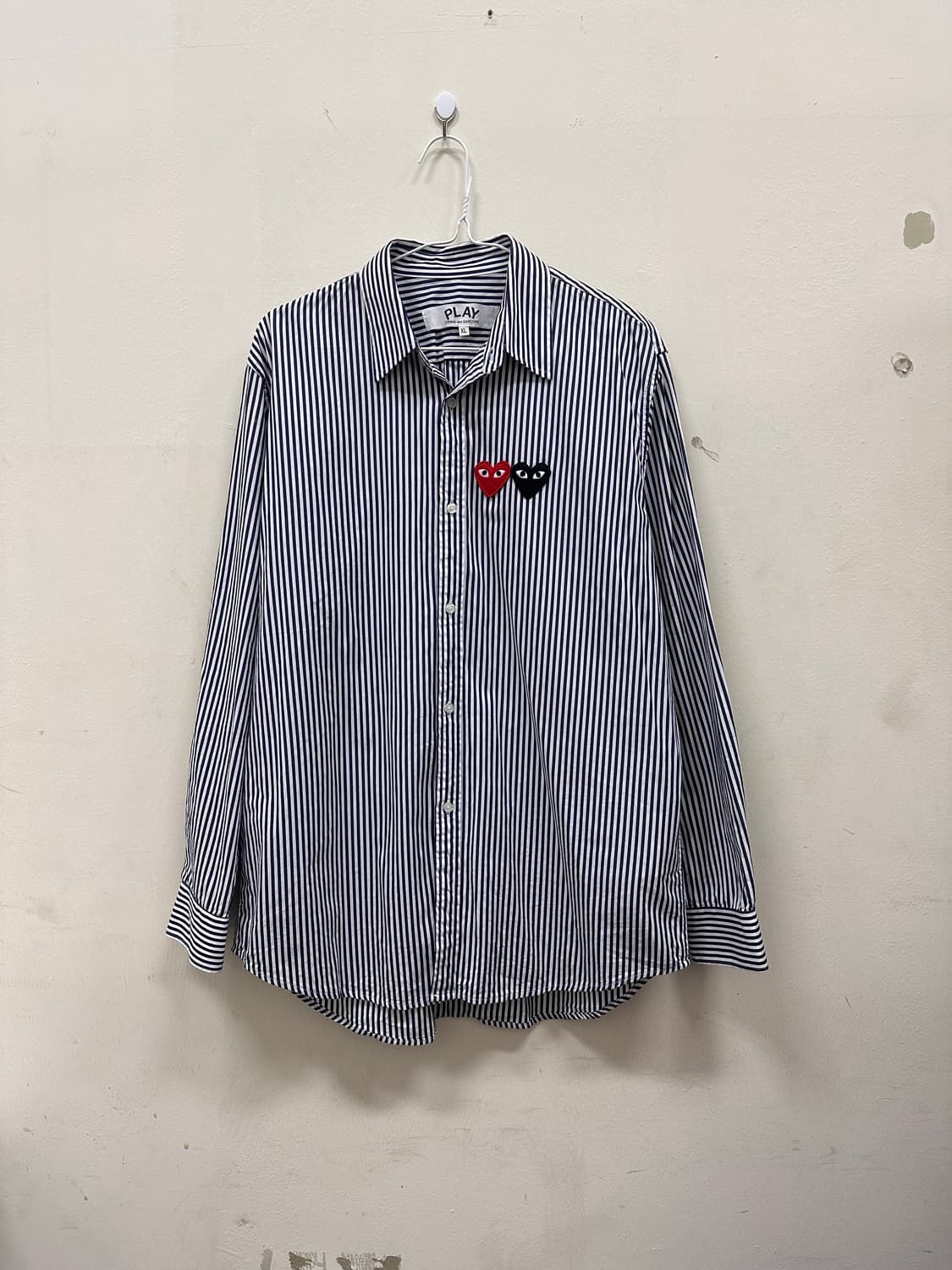 꼼데가르송 더블 하트 스프라이트 셔츠  상품이미지1