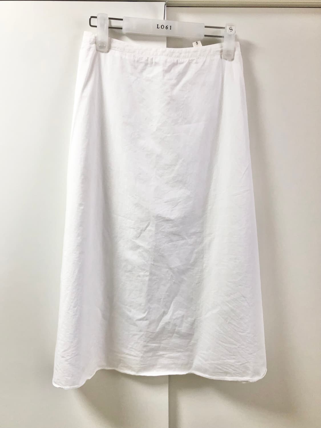 페세스 화이트 코튼 스커트 상품이미지7