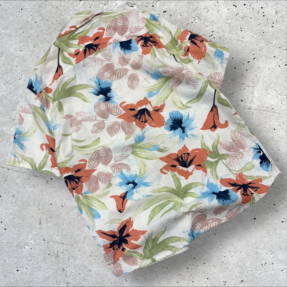 [XL] 퀵실버 하와이안 플라워 반팔 셔츠 D191 상품이미지2