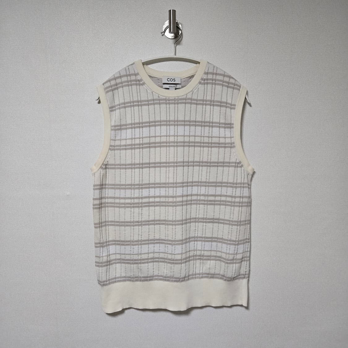 코스 자카드 니트 베스트 / 남성 조끼/ 여성 조끼 베스트 상품이미지2