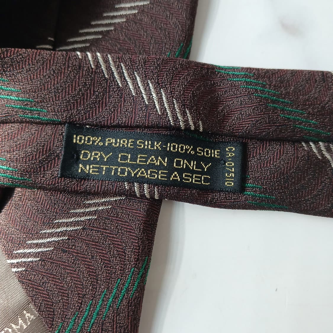 조르지오 아르마니 스트라이프 넥타이 9.9cm A+등급 A19804 상품이미지7