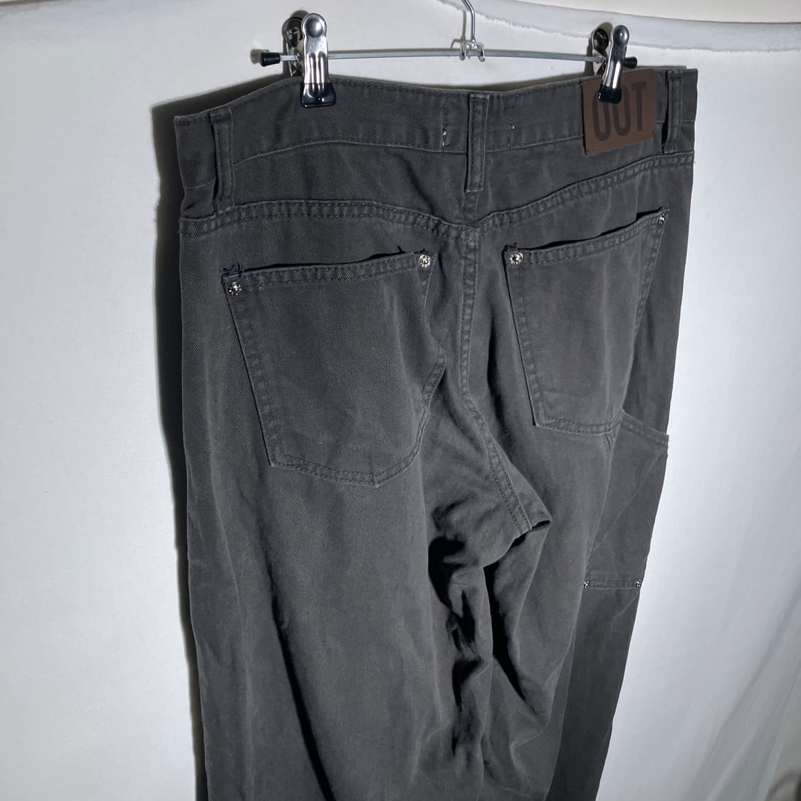 L)OOT 더블니 카고 팬츠 와이드 팬츠 상품이미지4