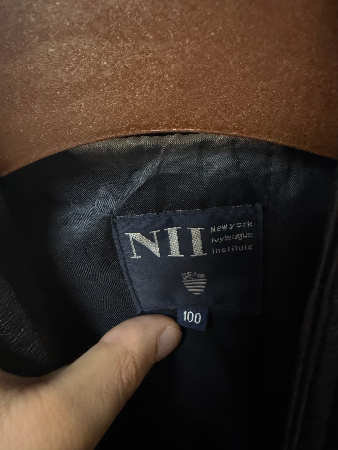 (100) NII 소가죽 후드 레더 자켓 상품이미지4