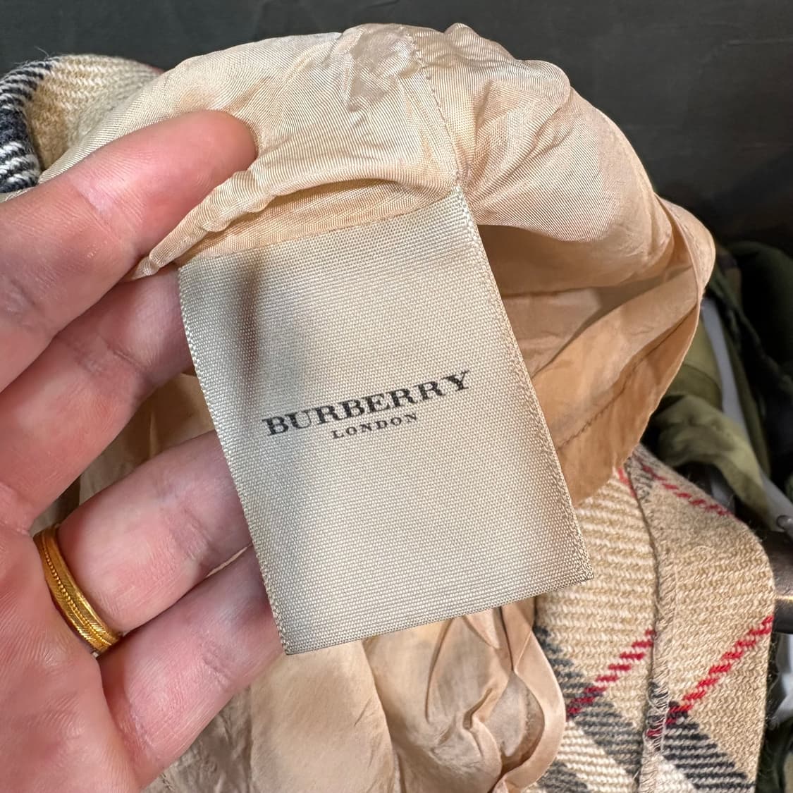 [4] BURBERRY 버버리 체크 스커트 상품이미지6