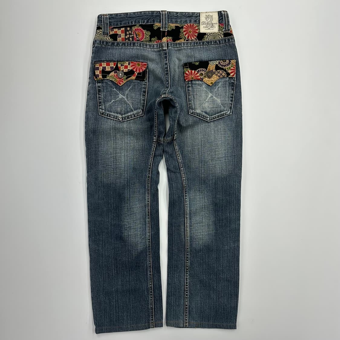 Oriental flower denim pants 상품이미지6