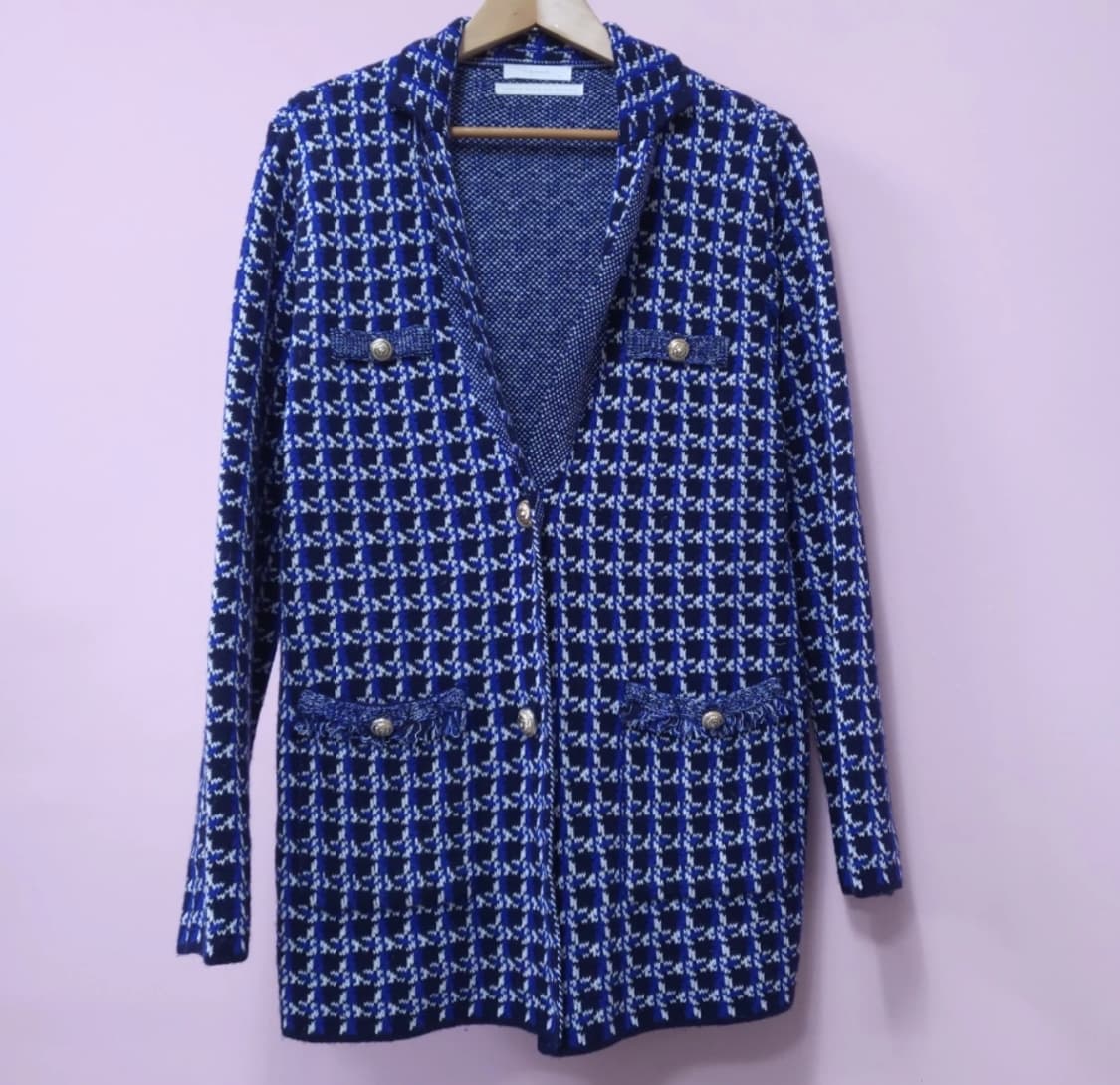 타하리 트위드 니트 자켓 ~77 상품이미지2