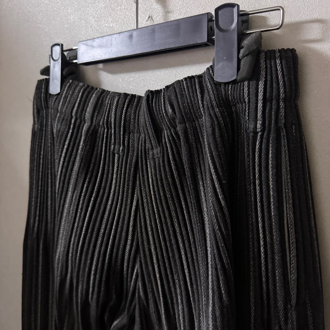 이세이미야케  옴므플리세 트위드 플리츠 팬츠 (32-33정도) 상품이미지1