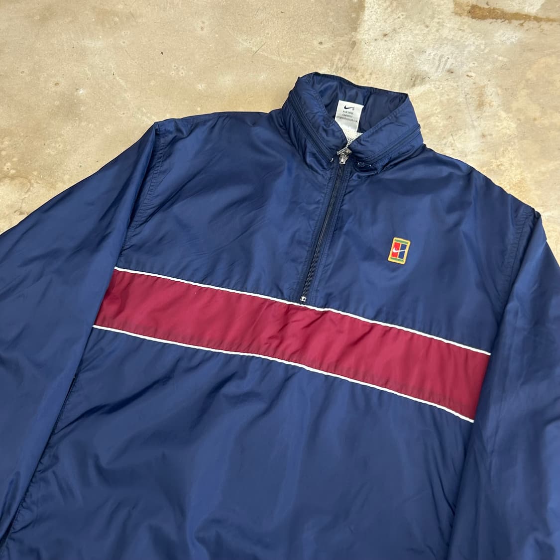 M 나이키 90s 네이비 배색 내장후드 아노락 상품이미지1
