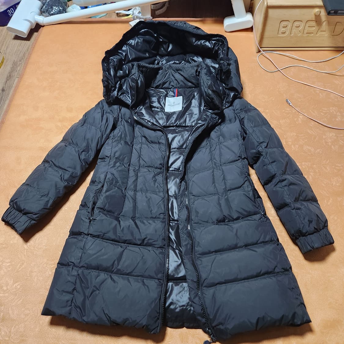 몽클레어 여성 롱패딩 블랙 상품이미지1