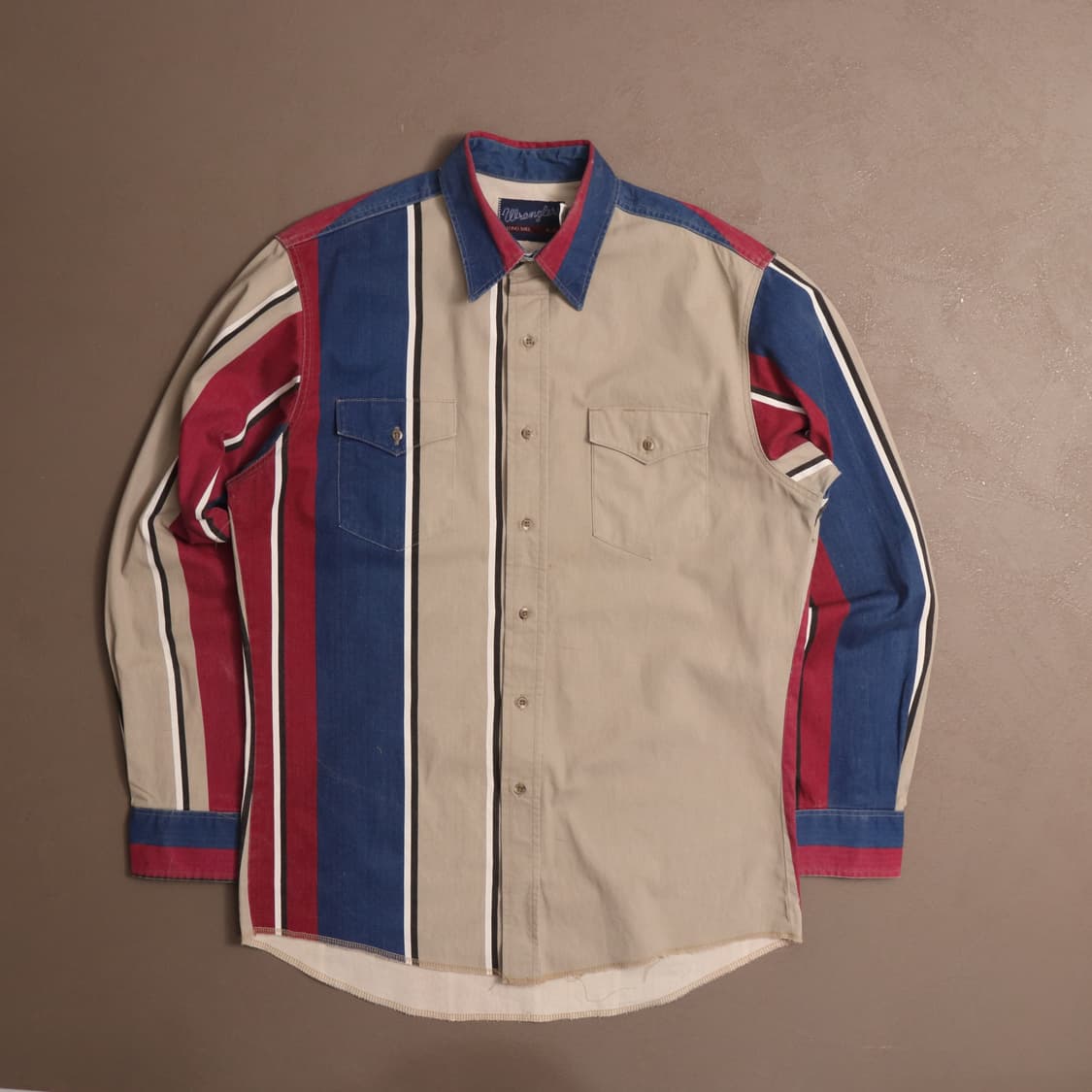 90's 랭글러 헤비코튼 웨스턴 셔츠 A1734 상품이미지1