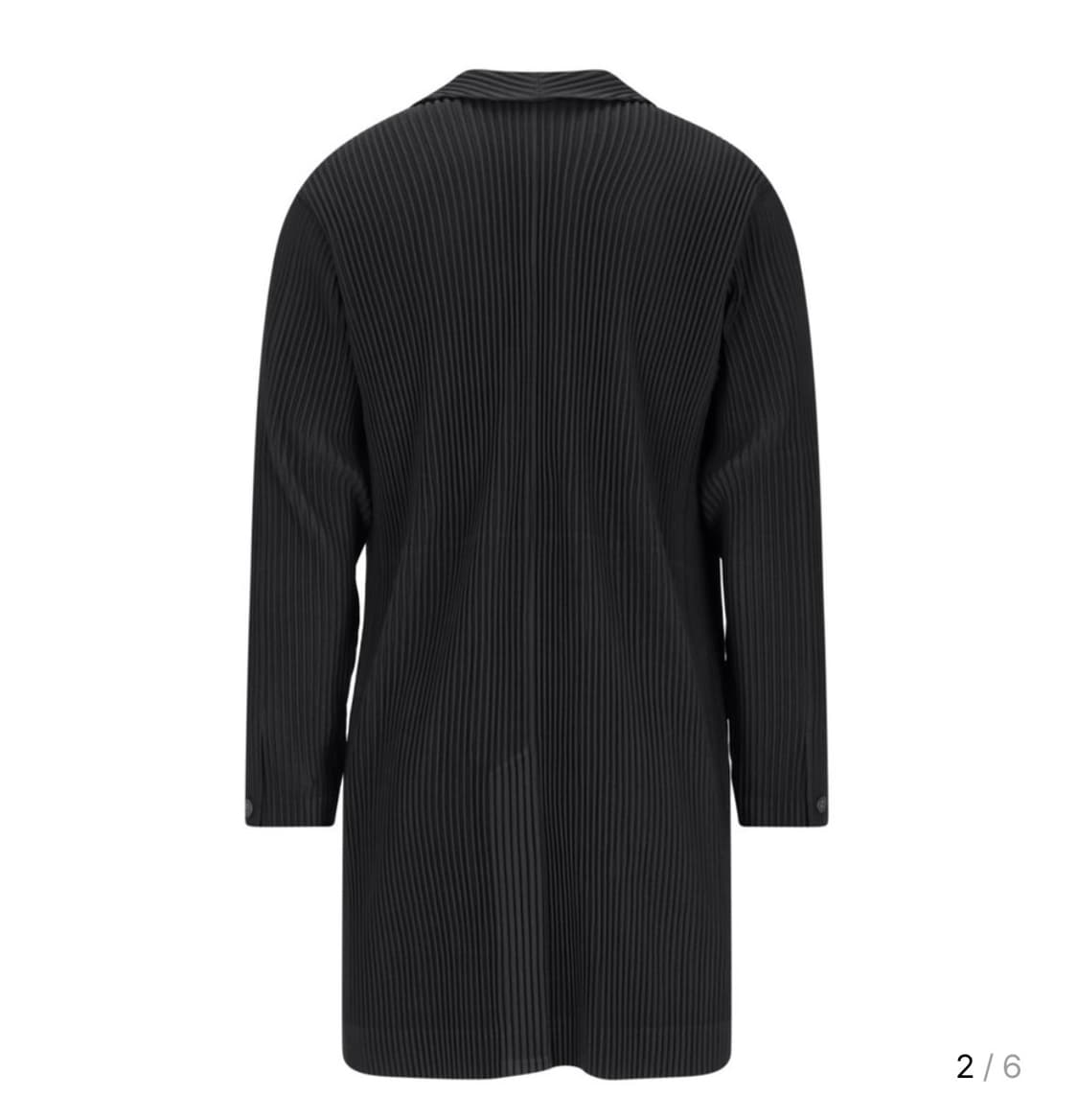 옴므플리세 JD402 블랙 [3]롱자켓 (하프 코트) 상품이미지2