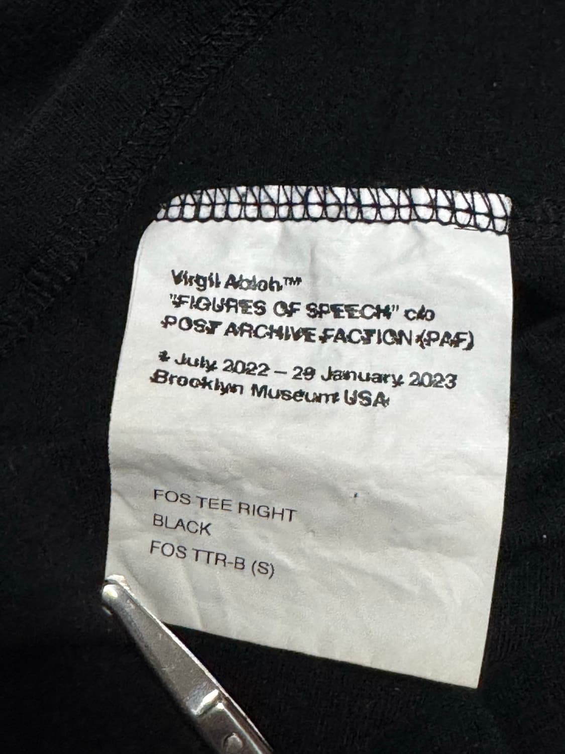 파프 버질 아블로 협업 반팔 상품이미지3