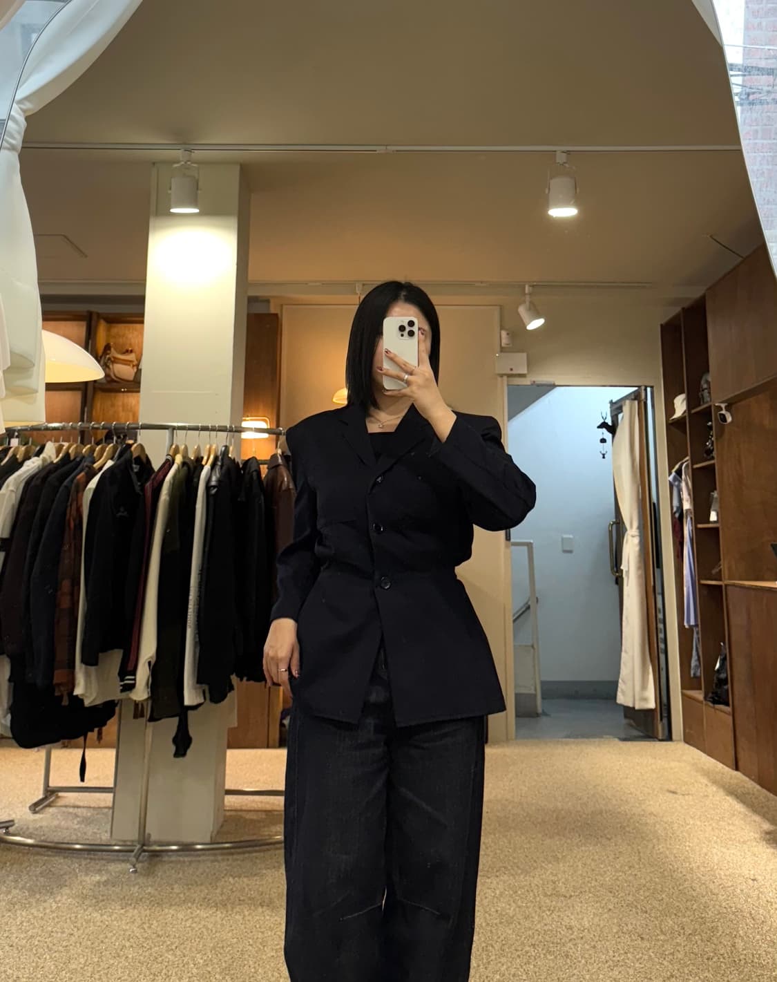 요지야마모토 투 포켓 아워글래스 블레이저 상품이미지2