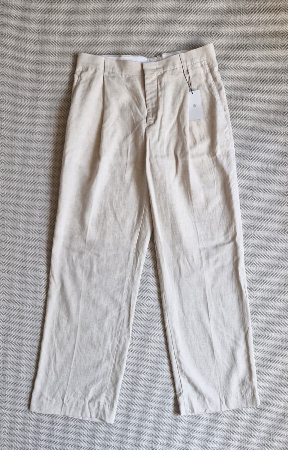 새상품 ASP 애습 텐셀 린넨 와이드 슬랙스 L  상품이미지2