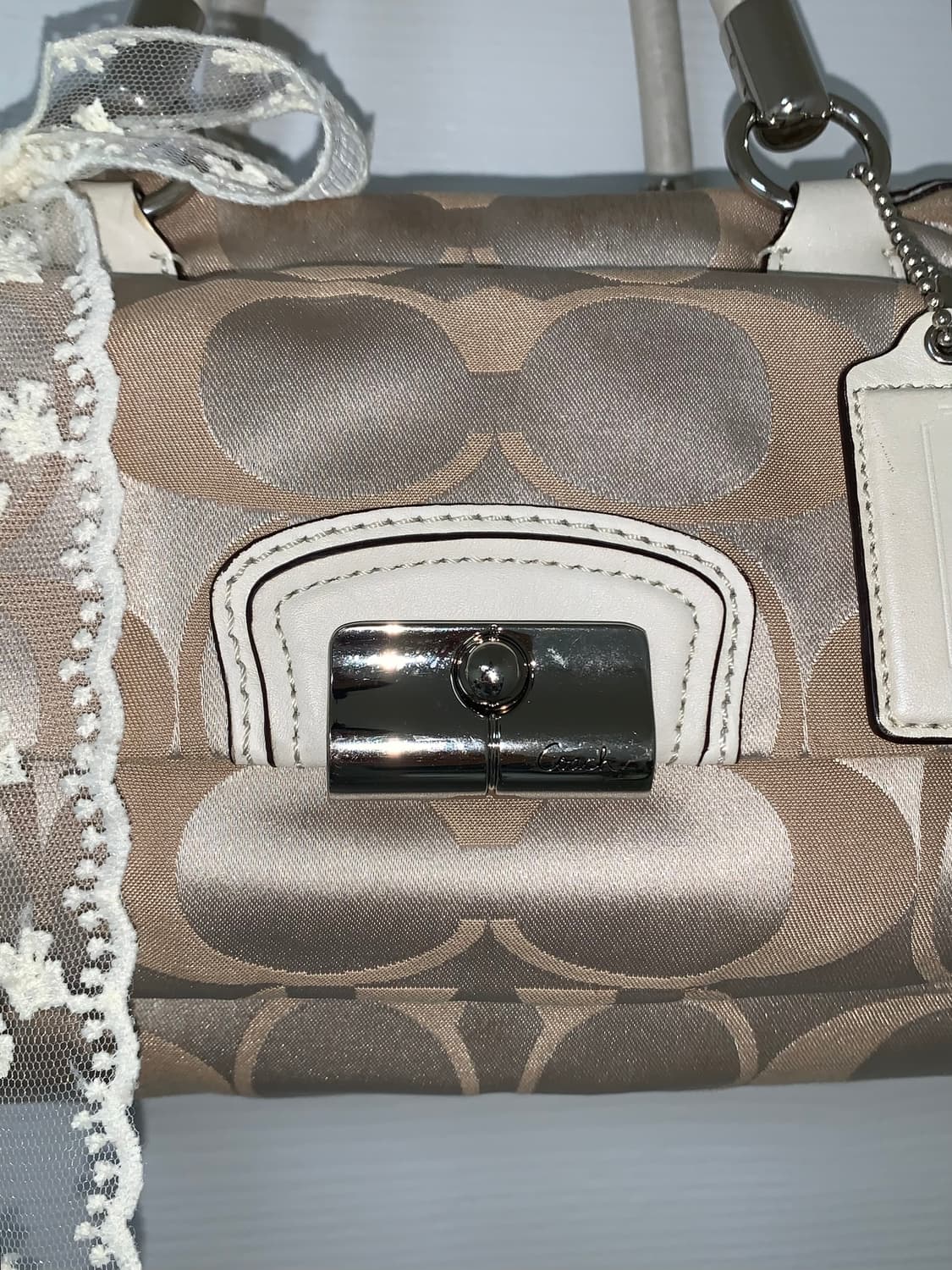 Coach ivory tote bag 상품이미지4