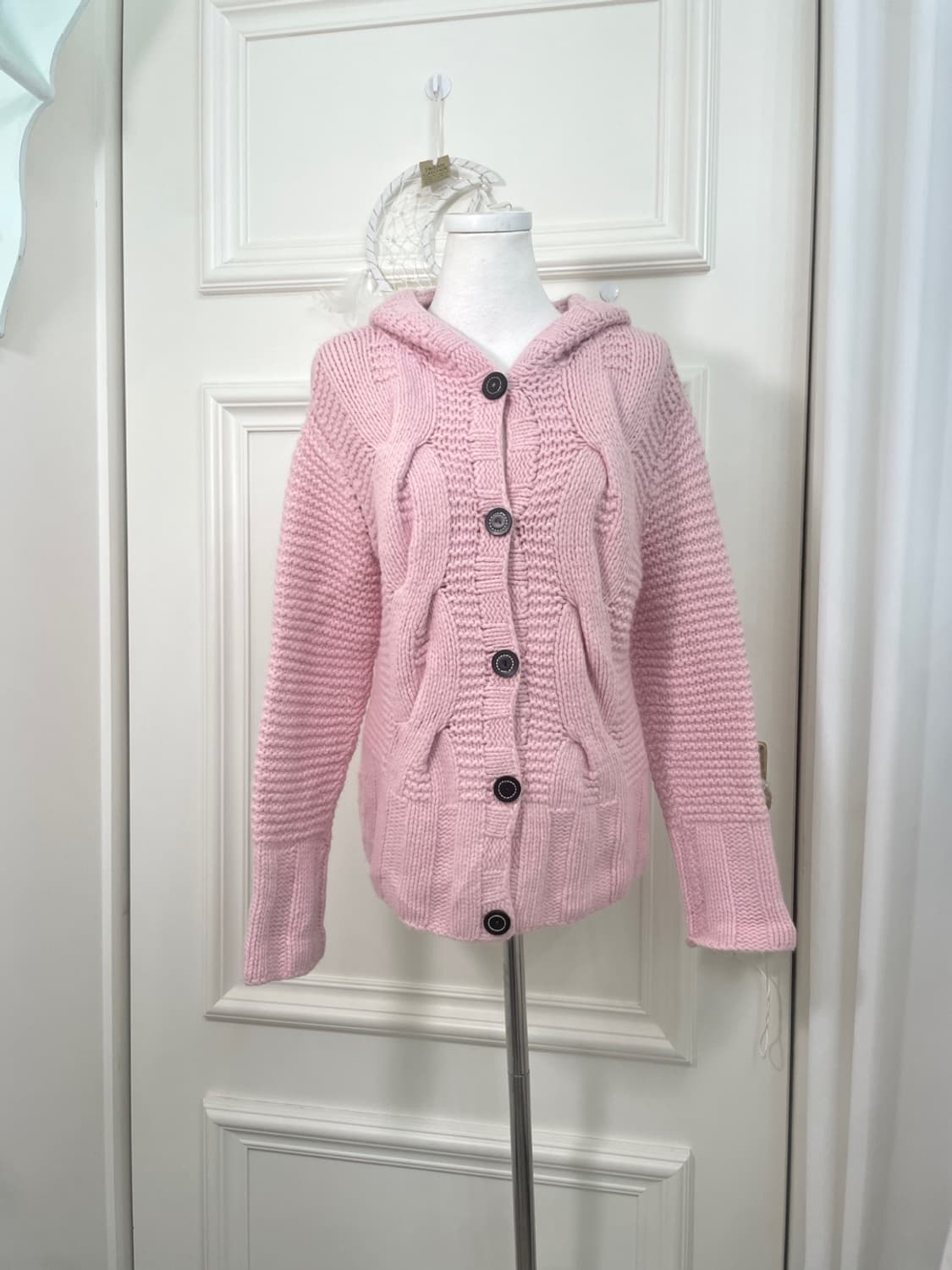 LAURA ASHLEY pink twist wool lovely card 상품이미지1