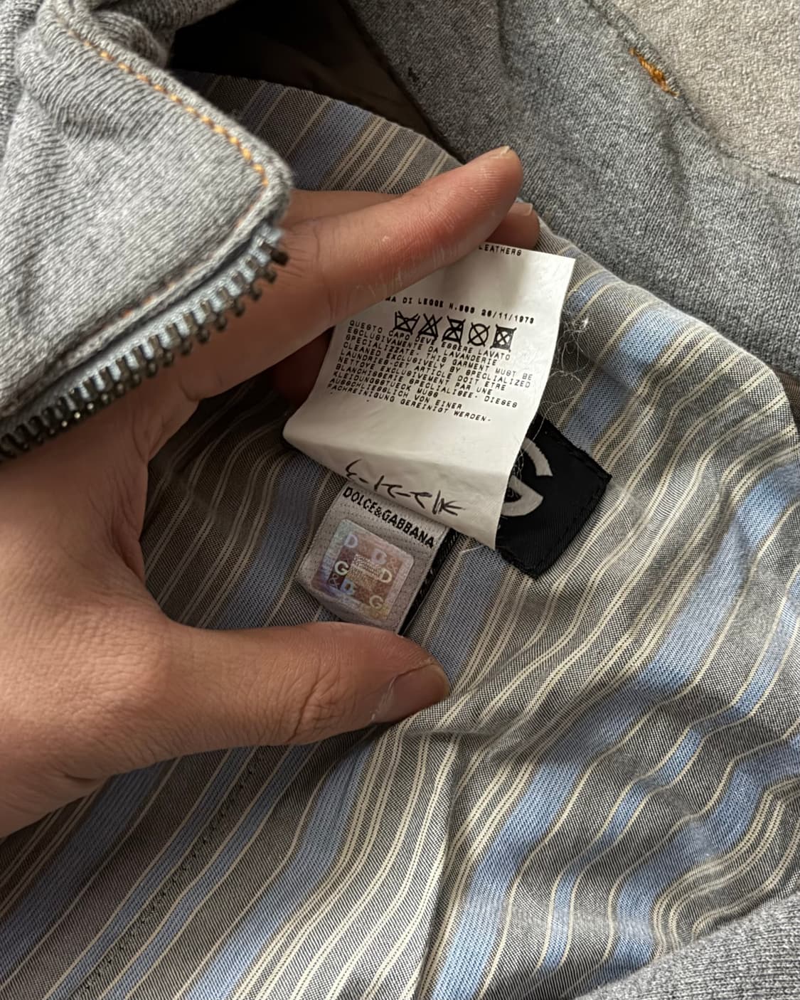 돌체앤가바나 멀티지퍼 집업자켓 상품이미지9