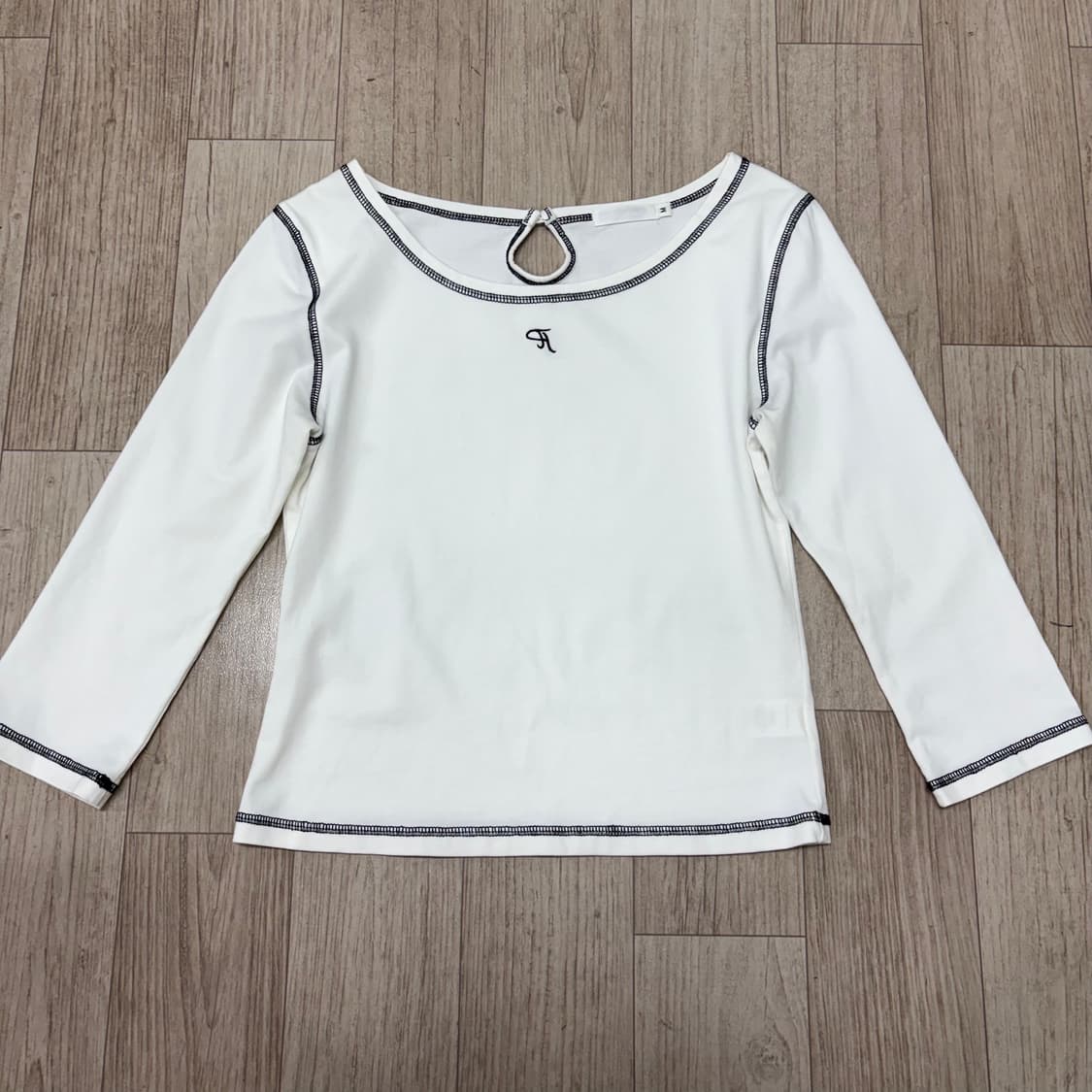 쓰리타임즈 레터링 티셔츠 M 상품이미지2