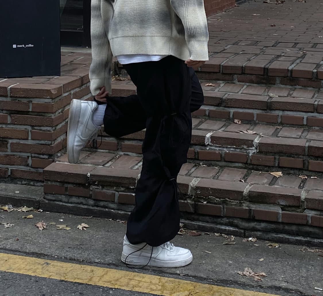 나일론 와이드 카고 바지 (자체제작 상품) 상품이미지9
