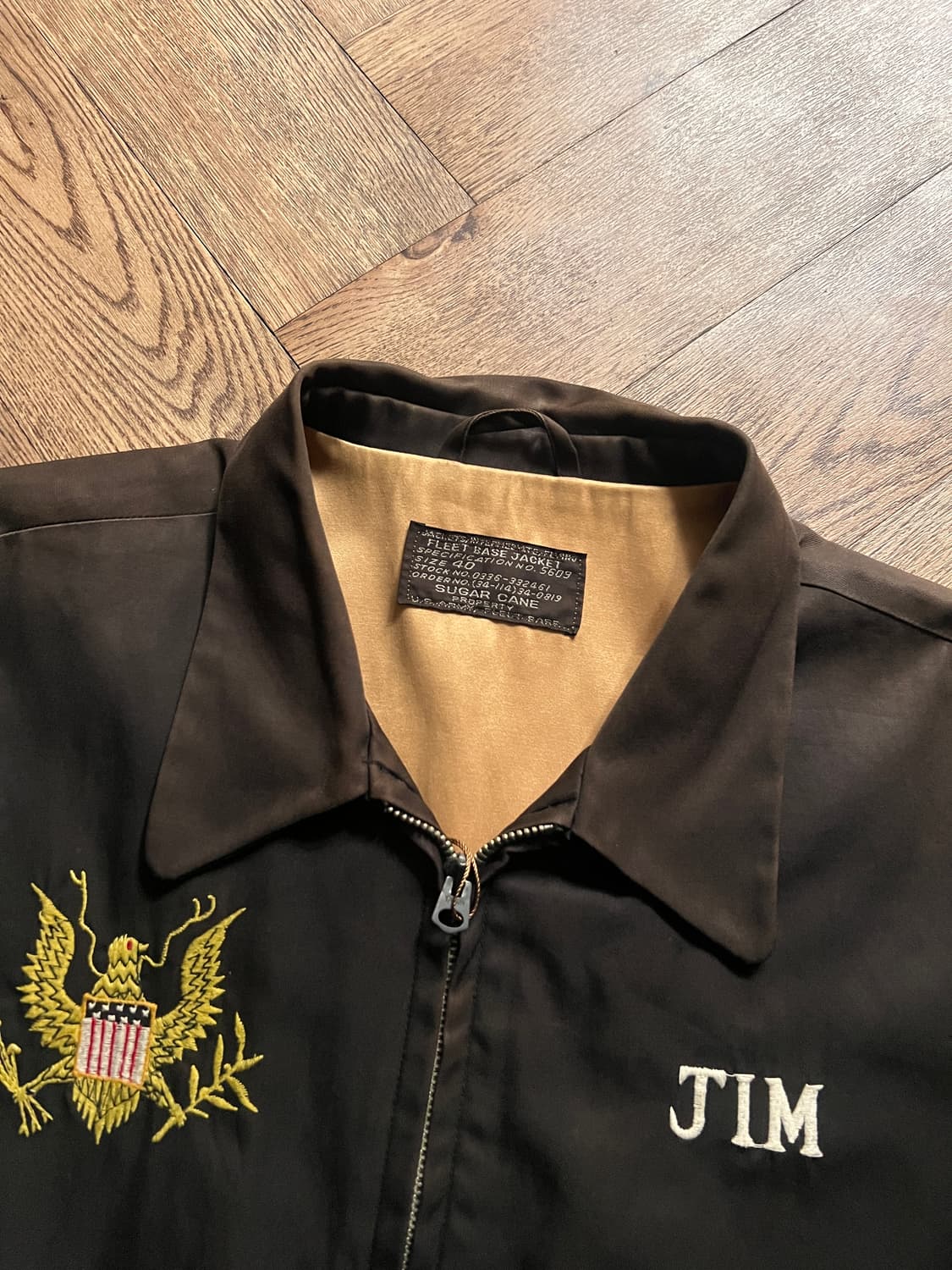 [40]슈가케인 Fleet Base 베트남전 썬페이드 수베니어 자켓 상품이미지3