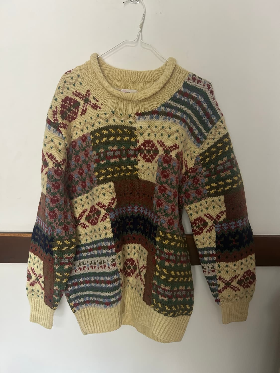 Papas 패치워크 니트 상품이미지1