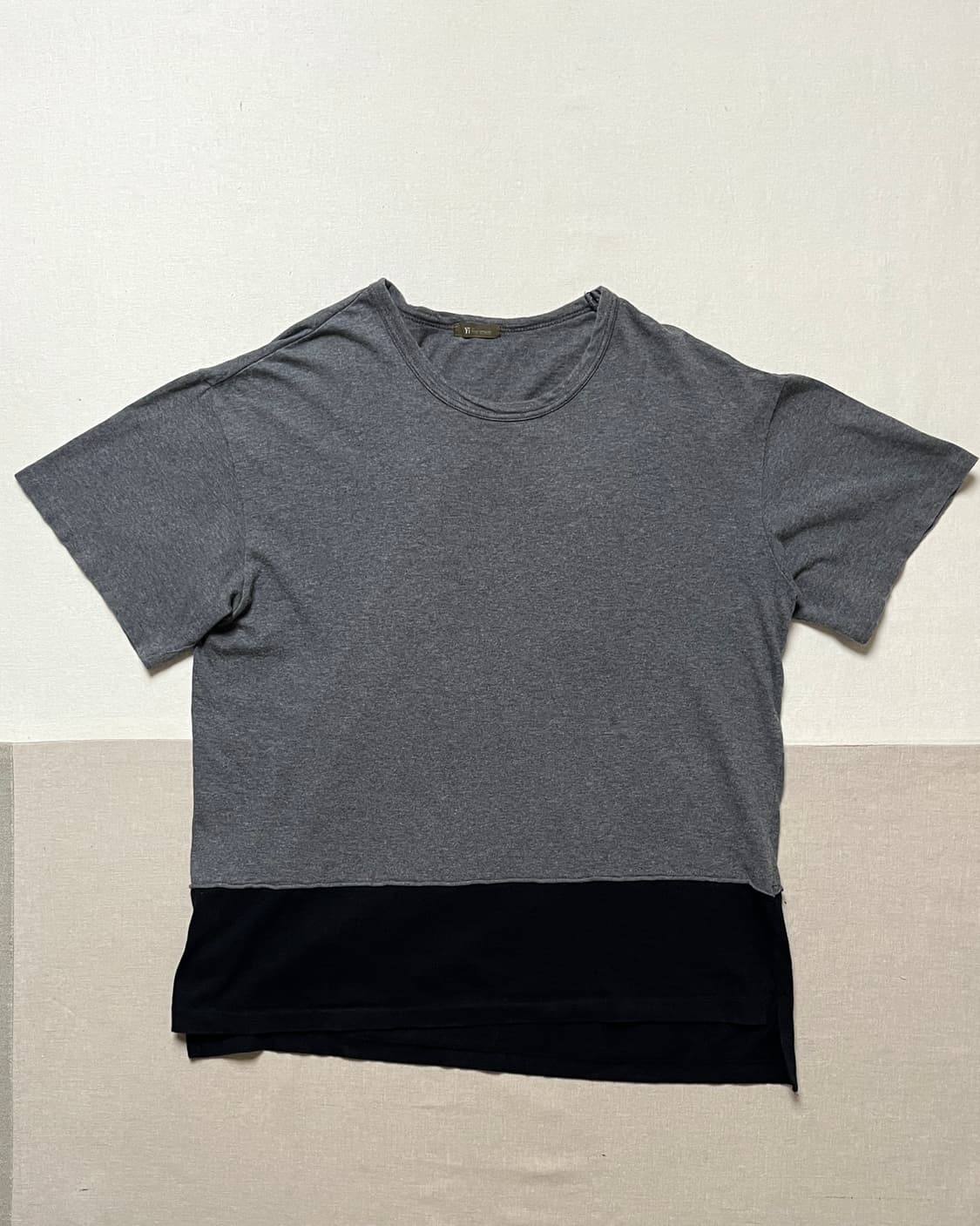 Y’s for men 패널 티셔츠 yohji yamamoto 요지야마모토 상품이미지1