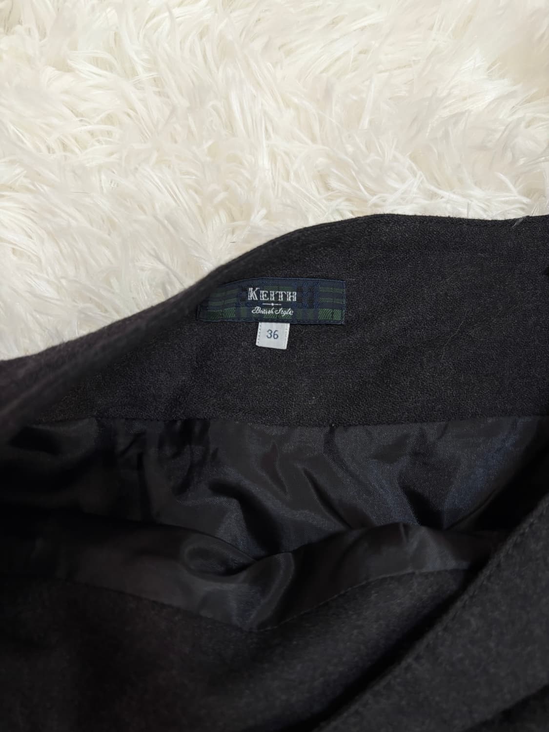 keith 키이스 벨트 모직 플레어 스커트 (착샷o) 상품이미지4