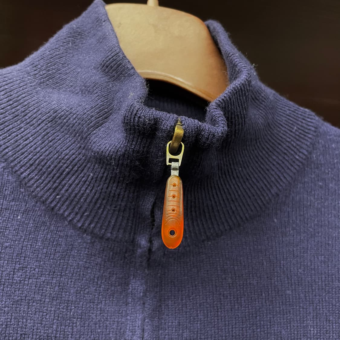 90s 폴로 랄프로렌 하프 집업 코튼 니트 스웨터 상품이미지5