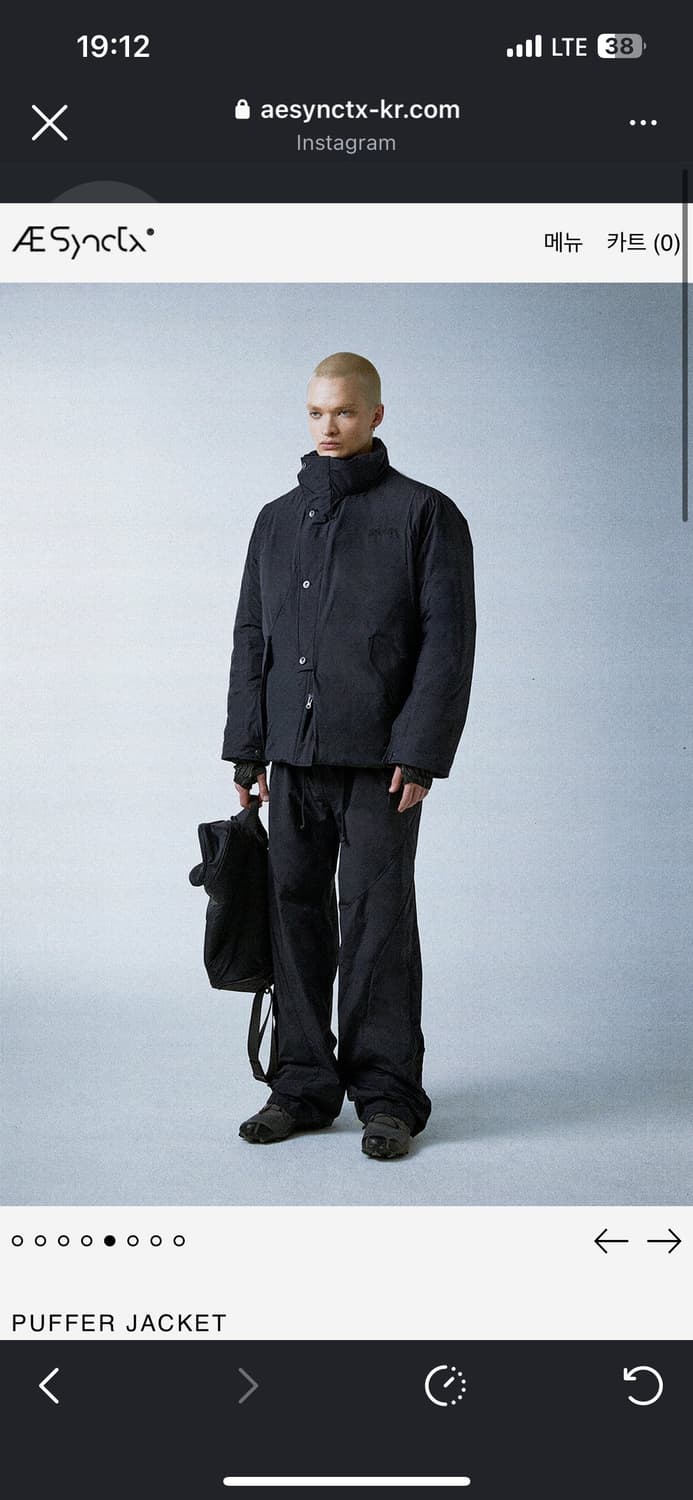 [L] aesynctx 에이시네틱스 푸퍼자켓 상품이미지2