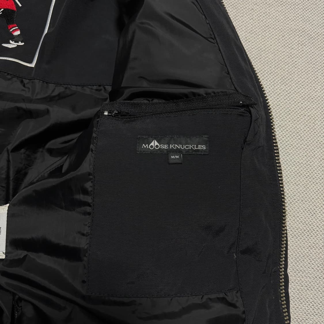 무스너클 쓰리쿼터 퍼 후드 패딩 자켓 상품이미지3