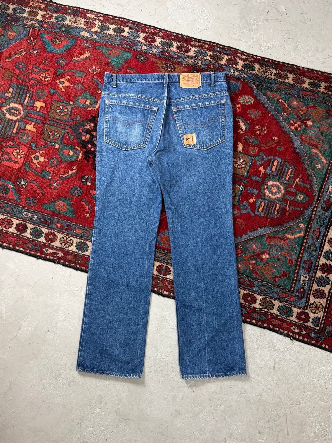 80’s USA 빈티지 리바이스 517 부츠컷 체인스티치 상품이미지4