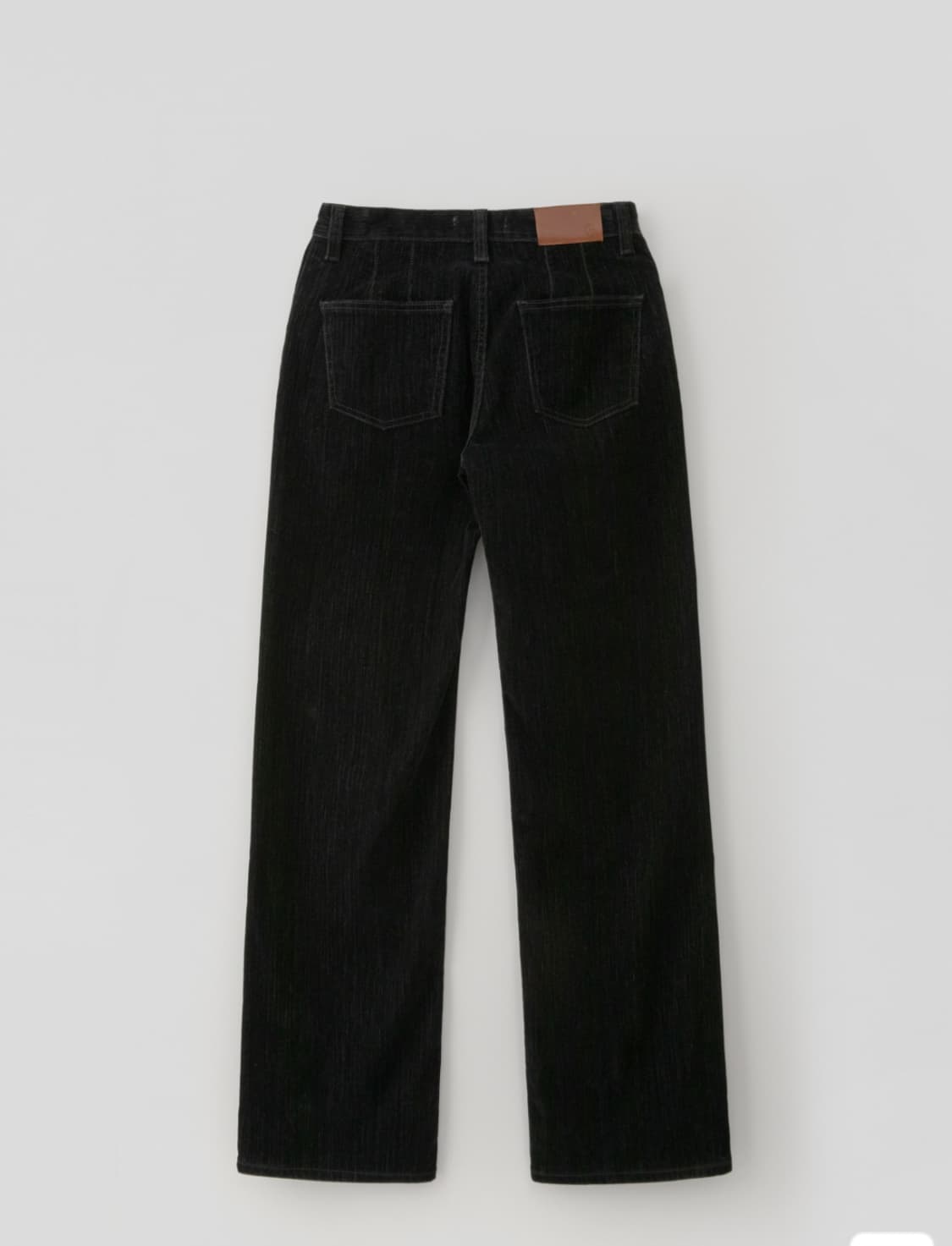 rrace Velvet Denim Pants Black 상품이미지3