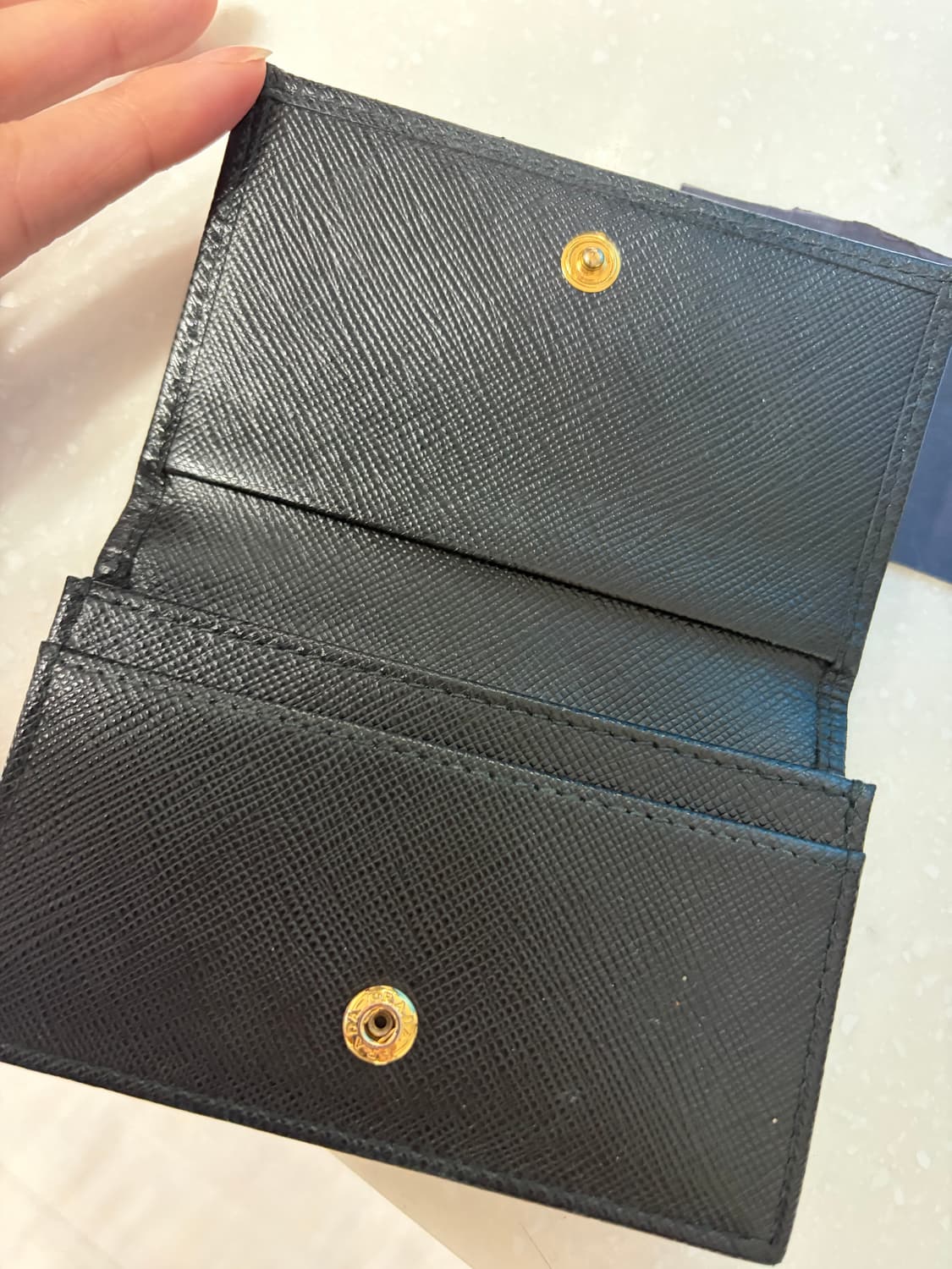 사피아노 메탈 로고 카드 지갑 상품이미지5