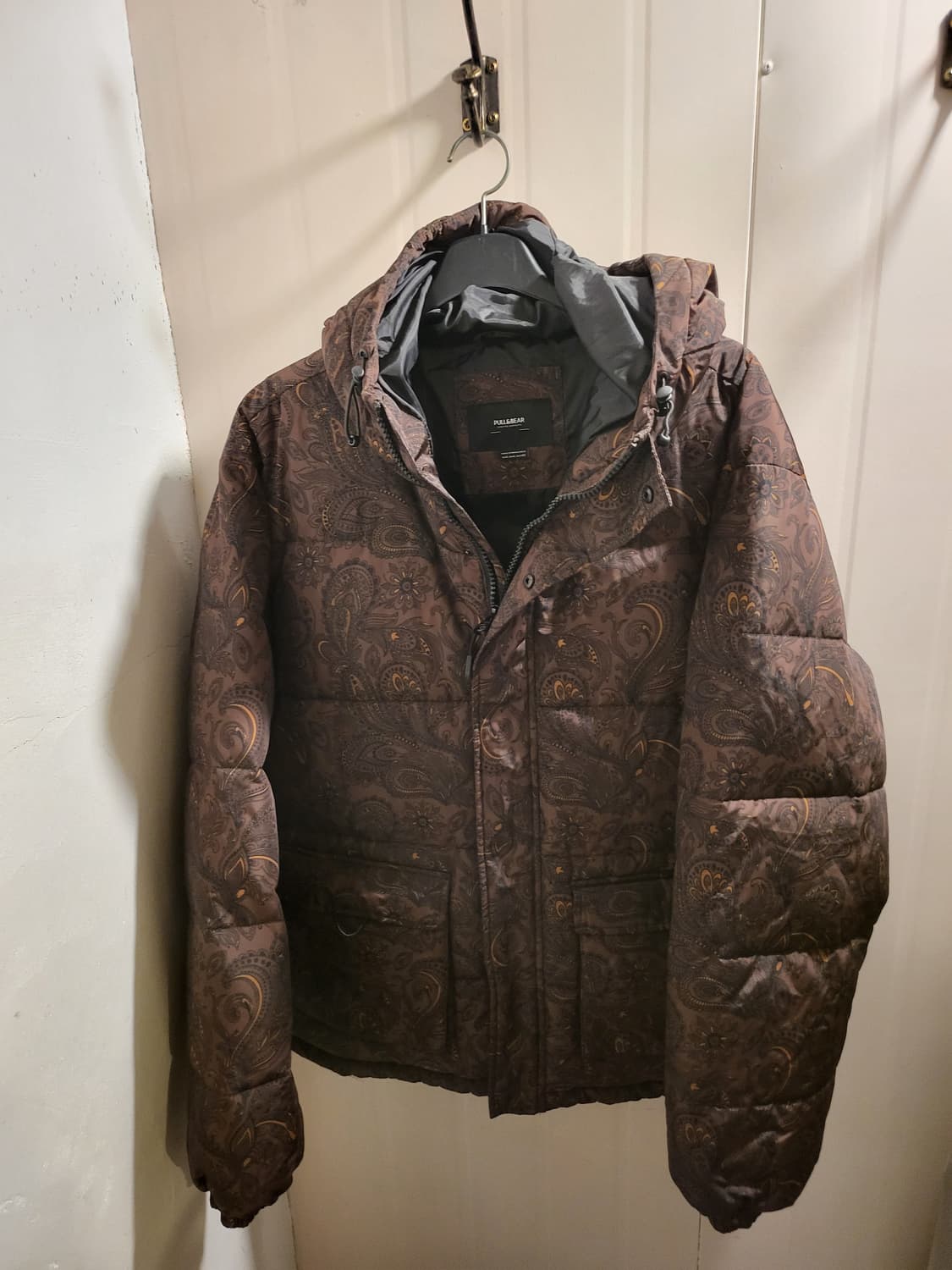 풀앤베어 헤이즐넛 패턴 패딩 105사이즈 상품이미지1