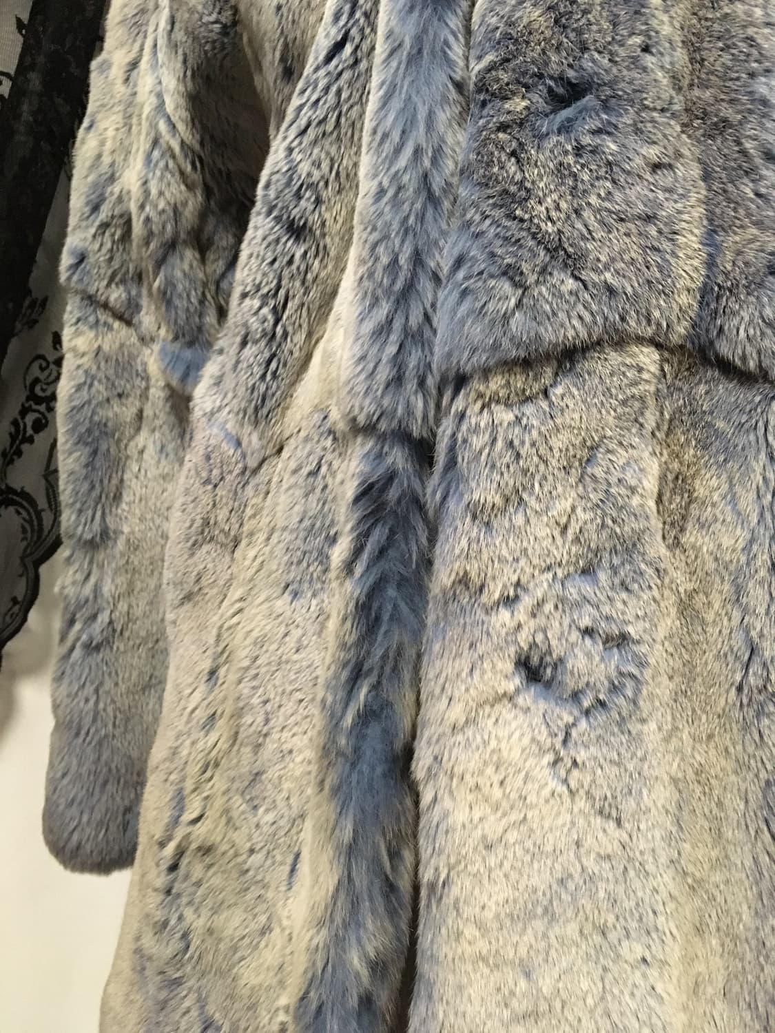 Vintage 오버핏 파스텔 블루 퍼자켓  상품이미지7